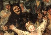 Details of The Burial of the Sardine Francisco Goya